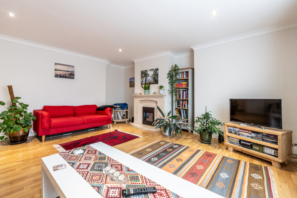 lovely interior photography in a house in Oxfordshire, post edited photo. 
